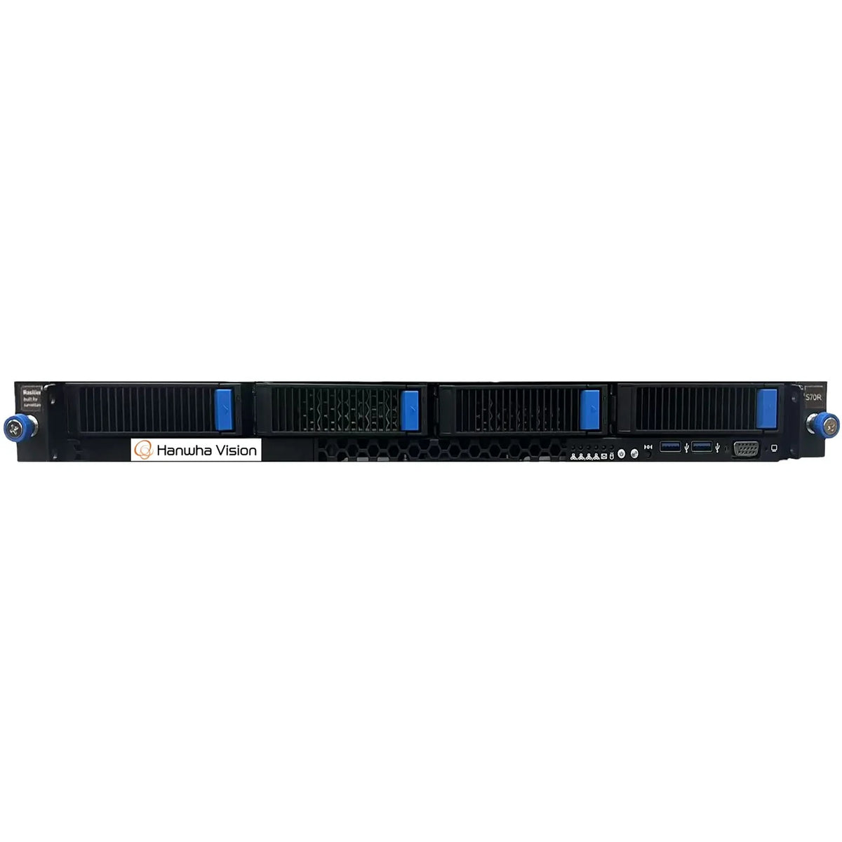Hanwha WRR-P-E201W2-16TB 1U Wisenet WAVE Network Video Recorder with 4 Professional licenses, Wisenet WAVE pre-installed, 16TB raw