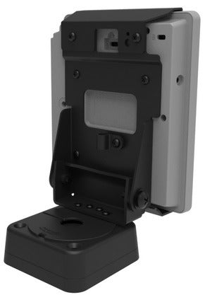 ENS Engineered Network Systems PTM-EQU-01 Square Base Metal Stand for 75mm VESA & Equinox Luxe 8700x Payment Terminals w/ anti-skimming.