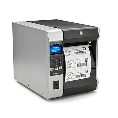 Zebra ZT62063-T010100Z ZT620, 6'', 300 dpi, US Cord, Serial, USB, Gigabit Ethernet, Bluetooth 4.0, USB Host, Tear, Color, ZPL