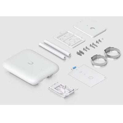 Ubiquiti U7-OUTDOOR All-weather WiFi 7 AP with 4 spatial streams, an integrated directional super antenna, and versatile mounting