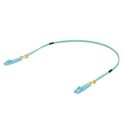 Ubiquiti UACC-OFC-MM-0.5M 9 Gbps OM3 Duplex LC Cable, 0.5M