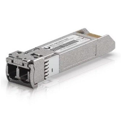 Ubiquiti UACC-OM-SFP10-1310 SFP+ transceiver for CWDM that supports 10G connections up to 20 km using single-mode fiber with a duplex LC