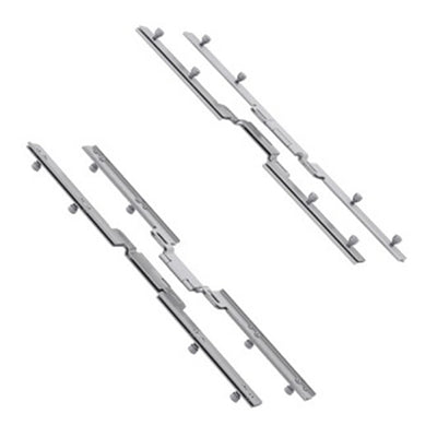 Ubiquiti UACC-RACK-STACKING-KIT Easy-to-install accessory set that connects two Toolless Mini Racks to create a 12U network rack.