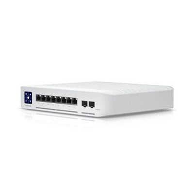 Ubiquiti USW-ENTERPRISE-8-POE Layer 3, PoE switch with (8) 2.5GbE, 802.3at PoE+ RJ45 ports and (2) 10G SFP+ ports