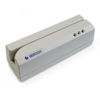 Unitech MSR206-33U MSR206 Magnetic Stripe Encoder, Triple Track, USB / RS232, Power Adapter.