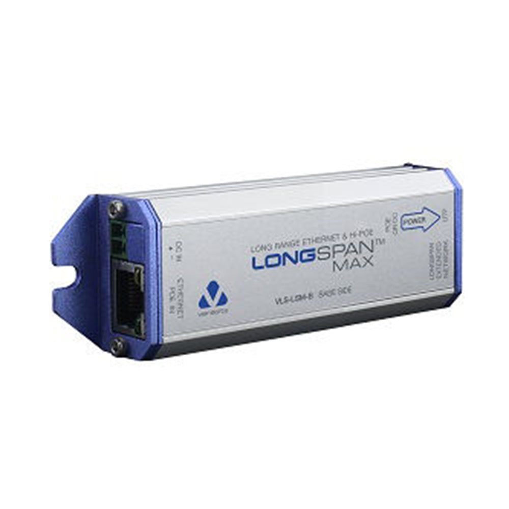 Veracity VLS-LSM-B LONGSPAN MAX BASE. Hi-Power, up to 90W long-range Ethernet & POE extender