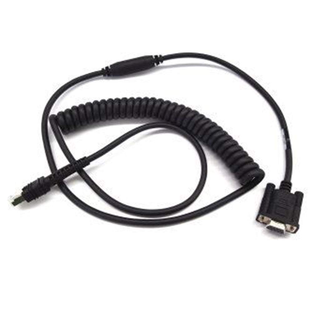 Zebra CBA-RF3-C09ZAR Cable, RS232, Db9 Female Connector, 9Ft. 2.8M Coiled, Power Pin 9, Txd On 2, True Converter, -30C.