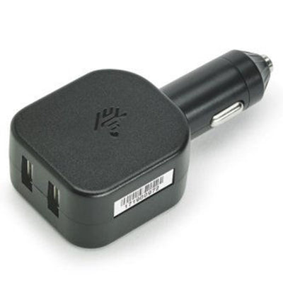 Zebra CHG-AUTO-USB1-01 Cable, Cigarette Lighter Adapter Plug, (CLA), 5V, 2.5A, Two TYPE A USB Ports.